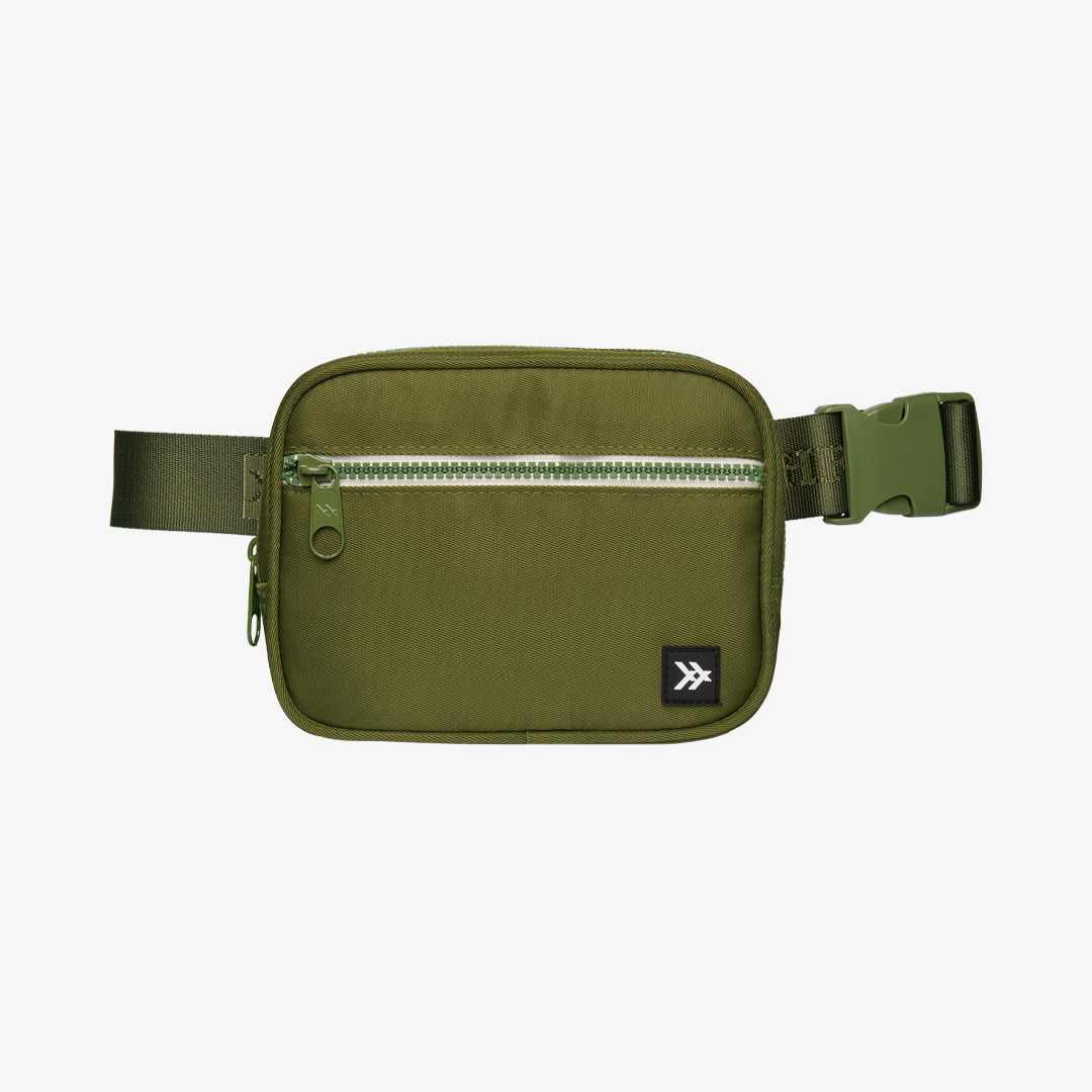 Olive Fanny Pack Versatile Stylish Concerts Travel Errands Thread Thread