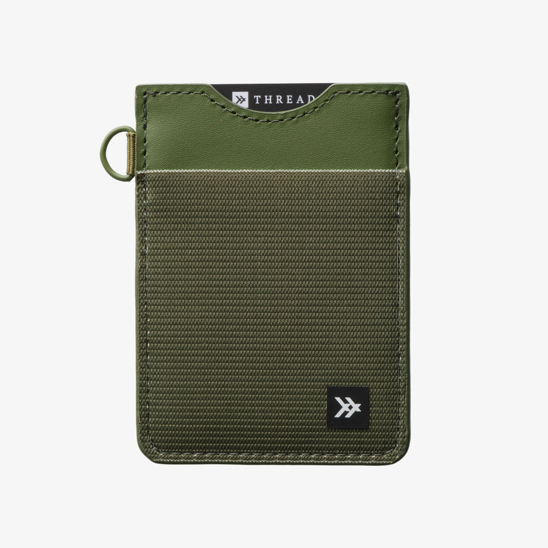 Vertical Wallet - Olive - Thread®