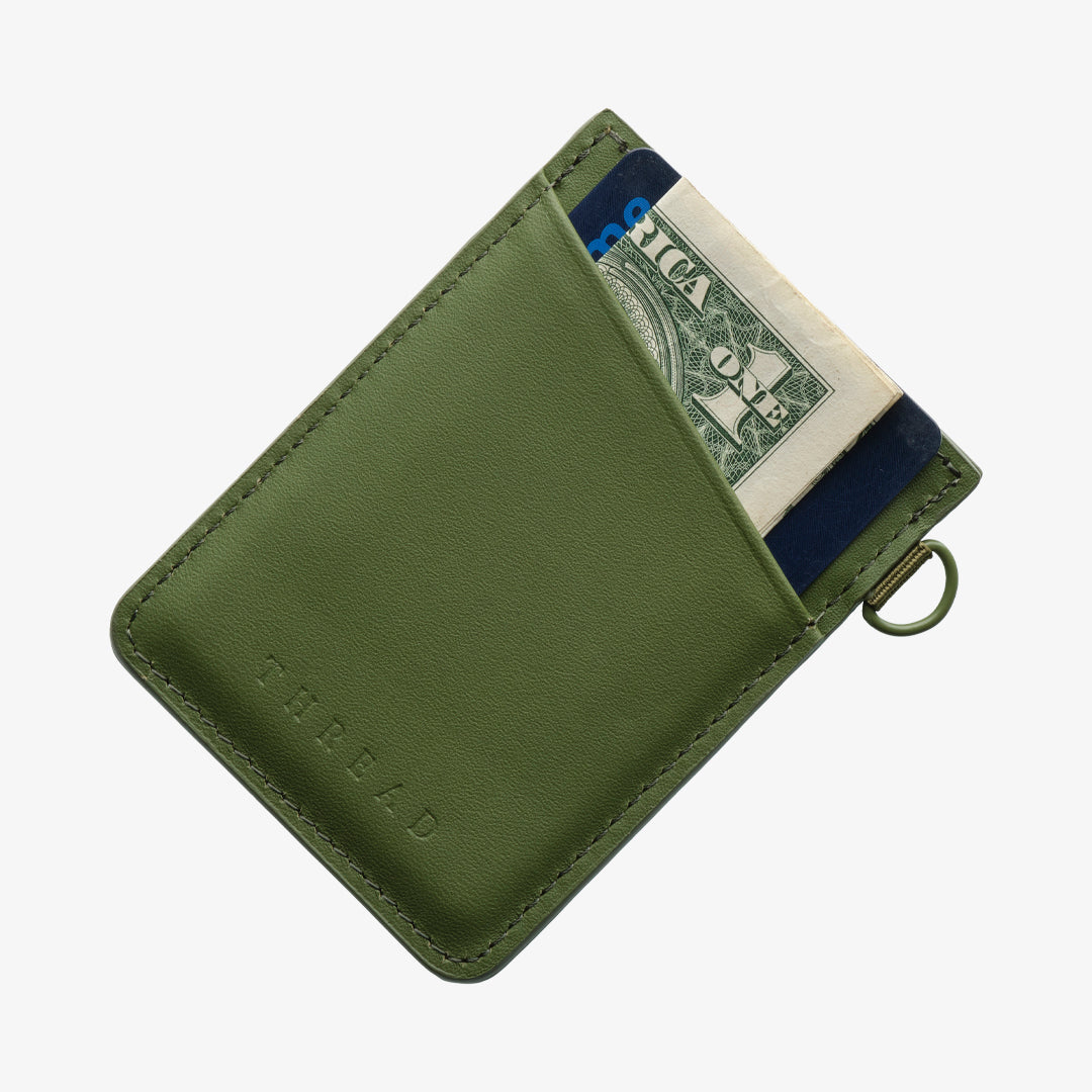 Vertical Wallet - Olive - Thread®