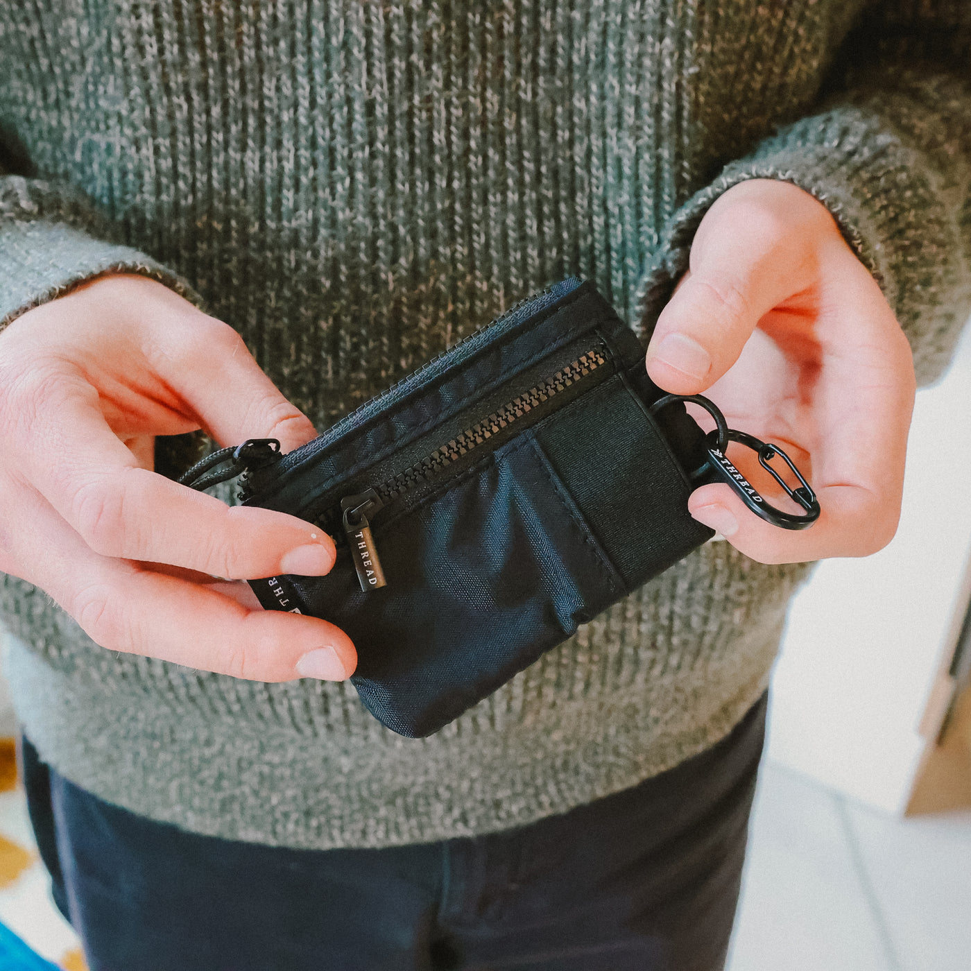 Pouch Wallet - Black - Thread®