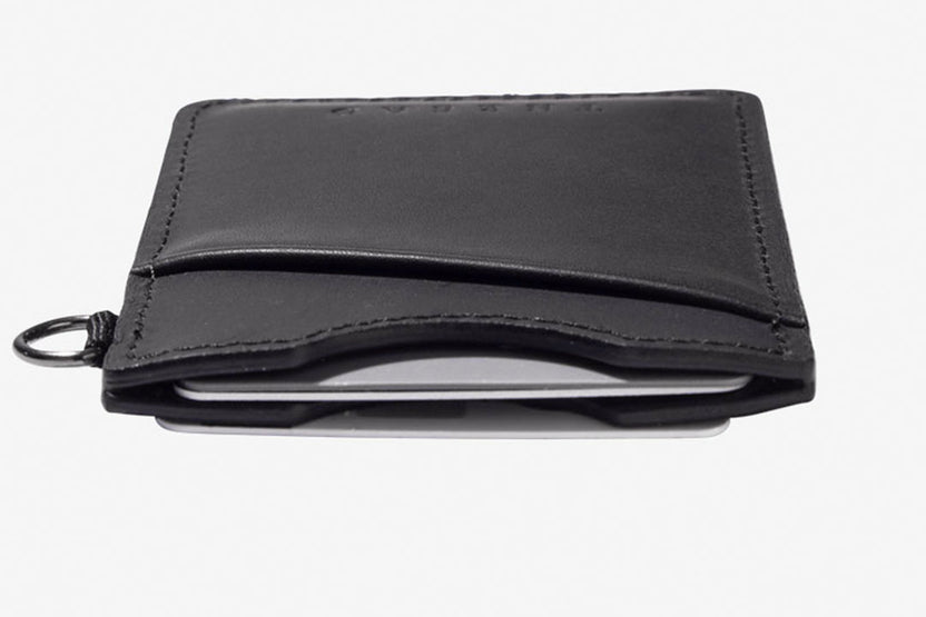 Black | Vertical Wallet | RFID-Protected Leather | Thread® · Thread®