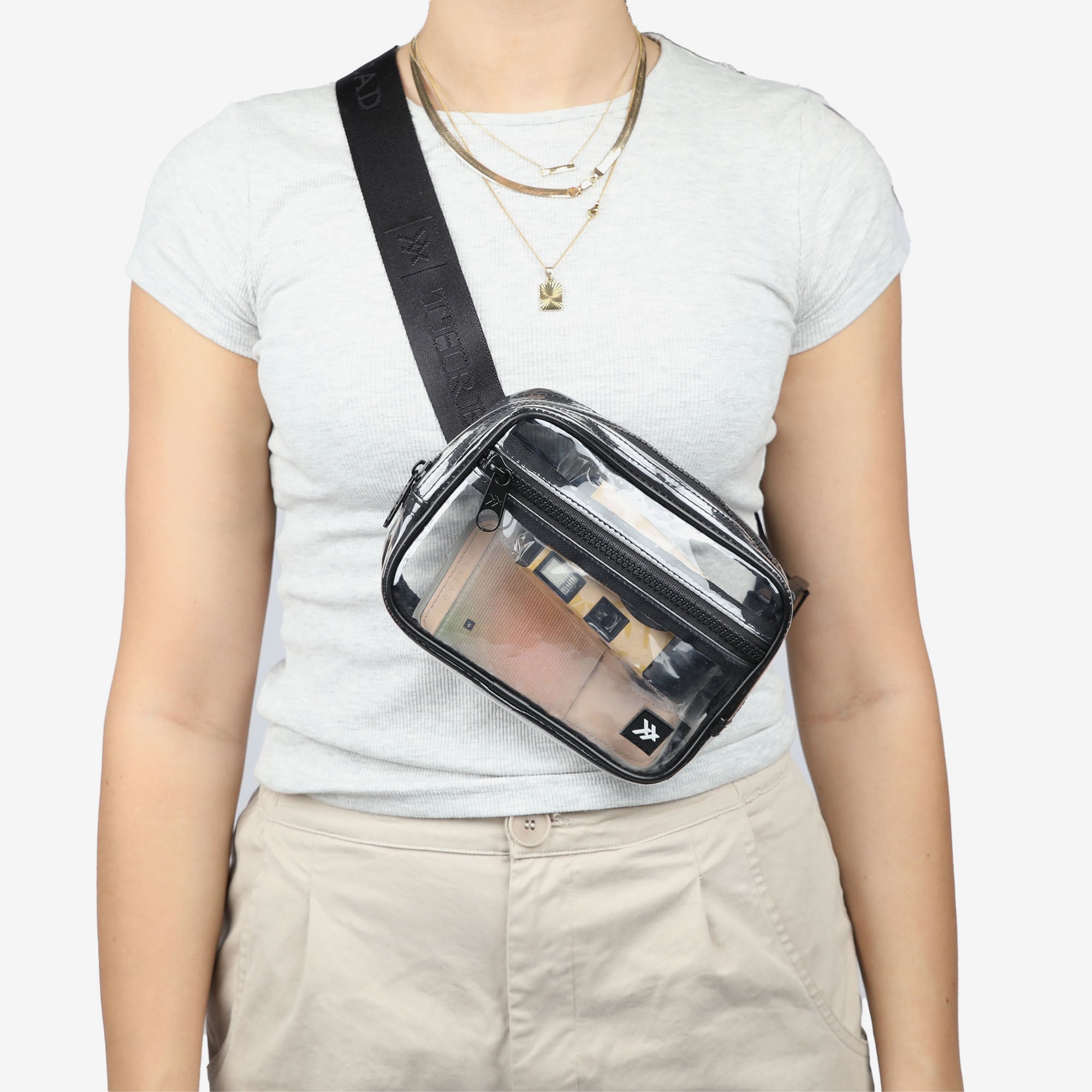 Clear Fanny Pack Versatile Stylish Concerts Travel Errands Thread Thread